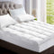 Giselle KING 1800GSM Mattress Topper Duck Feather Down 9cm Pillowtop Topper