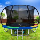 Everfit 8FT Trampoline Round Trampolines Kids Enclosure Safety Net Pad Outdoor Multi-coloured