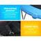 Everfit 12FT Trampoline Round Trampolines Kids Enclosure Safety Net Pad Outdoor Multi-coloured Flat
