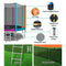 Everfit 12FT Trampoline Round Trampolines Kids Enclosure Safety Net Pad Outdoor Multi-coloured Flat