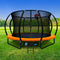Everfit 10FT Trampoline With Basketball Hoop - Orange