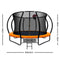 Everfit 12FT Trampoline With Basketball Hoop - Orange