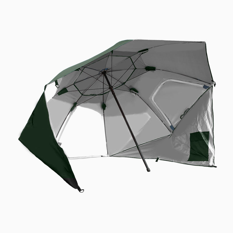 Mountview Beach Umbrella Outdoor Umbrellas Sun Shade Garden Shelter 2.33M Green