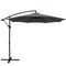Instahut 3M Outdoor Furniture Garden Umbrella Charcoal