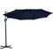 Instahut Outdoor Umbrella 3M Roma Cantilever Beach Furniture Garden 360 Degree Navy