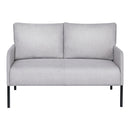Artiss Armchair 2-Seater Sofa Accent Chair Loveseat Grey Linen Fabric Metal Leg