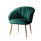 Artiss Armchair Lounge Chair Accent Armchairs Chairs Velvet Sofa Green Couch