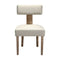 Artiss Milford Dining Chairs Beige Fabric Set of 2