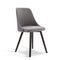 Artiss Set of 2 Fabric Dining Chair - Grey