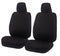 Seat Covers for MITSUBISHI TRITON MQ SERIES 01/2015 - ON DUAL / CLUB CAB UTILITY FRONT 2X BUCKETS BLACK ALL TERRAIN