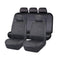 Universal Black Opal Front And Rear Seat Covers Value Pack | Black