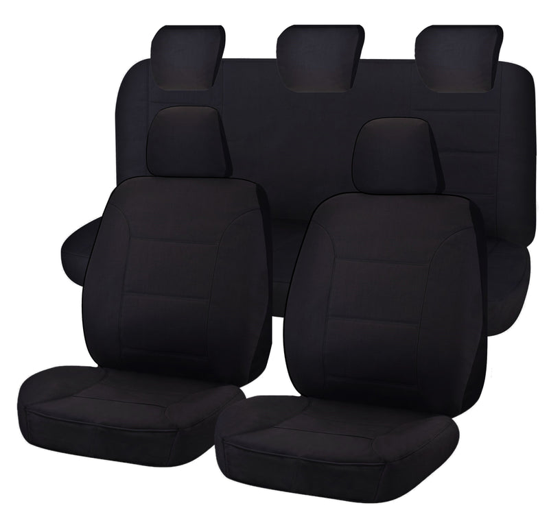 Seat Covers for MAZDA BT-50 FR UR 09/2015 - 06/2020 DUAL CAB FR BLACK CHALLENGER