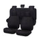 Seat Covers for ISUZU D-MAX 06/2012 - 06/2020 DUAL CAB CHASSIS UTILITY FR BLACK CHALLENGER