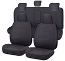 Seat Covers for ISUZU D-MAX 06/2012 - 06/2020 DUAL CAB CHASSIS UTILITY FR CHARCOAL CHALLENGER