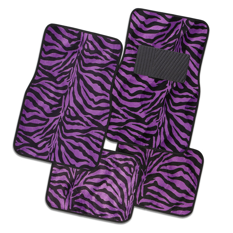 CMT Safari Carpet Mat Purple Zebra