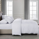 Royal Comfort 2000TC 6 Piece Bamboo Sheet & Quilt Cover Set Cooling Breathable - Queen - White