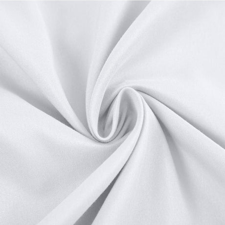 Casa Decor 2000 Thread Count Bamboo Cooling Sheet Set Ultra Soft Bedding - Queen - White