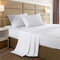 Casa Decor 2000 Thread Count Bamboo Cooling Sheet Set Ultra Soft Bedding - King - White