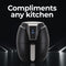 Kitchen Couture 4 Litre Air Fryer Digital Display Black 1400W Healthy Cooker  Black