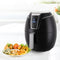 Kitchen Couture 4 Litre Air Fryer Digital Display Black 1400W Healthy Cooker  Black