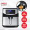 Kitchen Couture 12 Litre Air Fryer Multifunctional LCD One Touch Display Silver  Silver