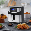 Kitchen Couture 12 Litre Air Fryer Multifunctional LCD One Touch Display Silver  Silver