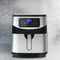 Kitchen Couture 12 Litre Air Fryer Multifunctional LCD One Touch Display Silver  Silver