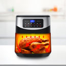 Kitchen Couture 12 Litre Air Fryer Multifunctional LCD One Touch Display Silver  Silver