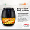 Kitchen Couture 3.5 Litre Digital Display Black Air Fryer Oil Free Cooking  Black