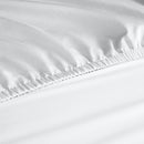 Royal Comfort 1200 Thread Count Fitted Sheet Cotton Blend Ultra Soft Bedding - King - White