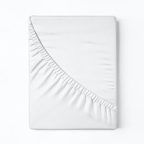 Royal Comfort 1000 Thread Count Fitted Sheet Cotton Blend Ultra Soft Bedding - King - White