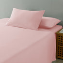 Royal Comfort 100% Jersey Cotton 4 Piece Sheet Set - King - Pink Marle