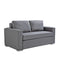 Casa Decor Selena 2 in 1 Sofa Couch Charcoal 2 Seater