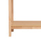 Casa Decor Santiago Rattan Console Table Entry Table Storage Hallway Wood Oak