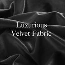 Royal Comfort Velvet Quilt Cover Set Super Soft Luxurious Warmth - King - Navy
