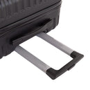 Milano Decor 3 Piece Luggage Set Travel Hard Case 20" 24" 28" Hard Case Durable - Black
