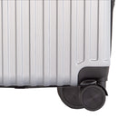 Milano Decor 3 Piece Luggage Set Travel Hard Case 20" 24" 28" Hard Case Durable - Silver