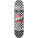 RAD Complete Dude Crew 7.75" x 31" Skateboard - Checkers Black / White