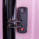 Milano Premium 3pc ABS Luggage Suitcase Luxury Hard Case Shockproof Travel Set - Rose Gold