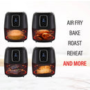 Digital Air Fryer 7L Black LED Display Kitchen Couture Healthy Oil Free Cooking  Black