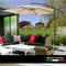 Milano 3M Outdoor Umbrella Cantilever With Protective Cover Patio Garden Shade - Beige