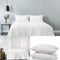 Royal Comfort 100% Cotton Vintage Sheet Set And 2 Duck Feather Down Pillows Set - King - White