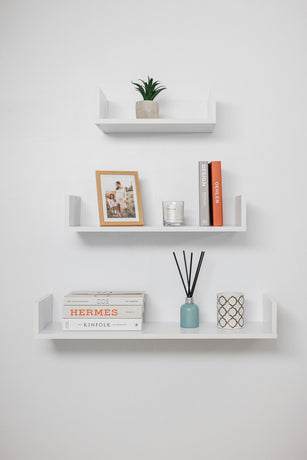 OSLO THREE PIECE SHELF KIT (WHITE)