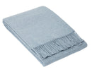 Oxford Throw - Merino Wool Blend - Sky Blue