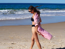 PORTSEA TURKISH COTTON TOWEL - ROSE