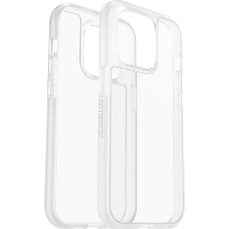 OTTERBOX Apple iPhone 14 Pro React Series Antimicrobial Case - Clear (77-88892), Raised Edges Protect Screen & Camera, Ultra-Slim
