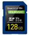 Team Classic SD Memory Card - 128 GB  UHS Ultra Speed Class 1U1. Supports Video Speed Class 10V10.