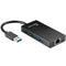 J5create JUH470 USB 3.0 to RJ-45 Gigabit Ethernet &amp 3-Port HUB