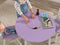 Round Table and 2 Chair Set for children (Lavender)
