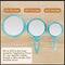 20X Magnifying Hand Mirror Two Sided Use for Makeup Application, Tweezing, and Blackhead/Blemish Removal (12.5 cm Black)